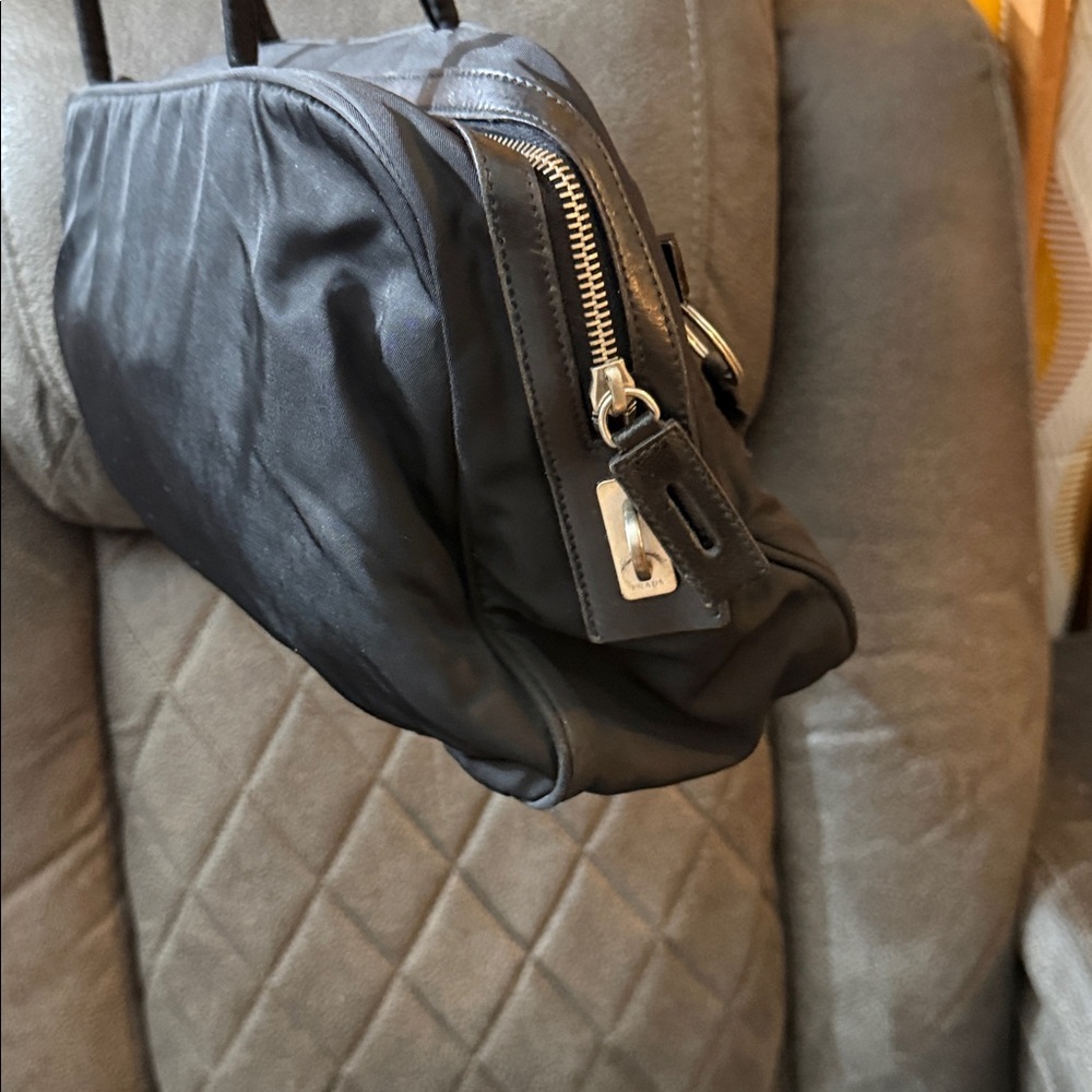 Prada Black Nylon Men's Briefcase - Picture 3 of 9